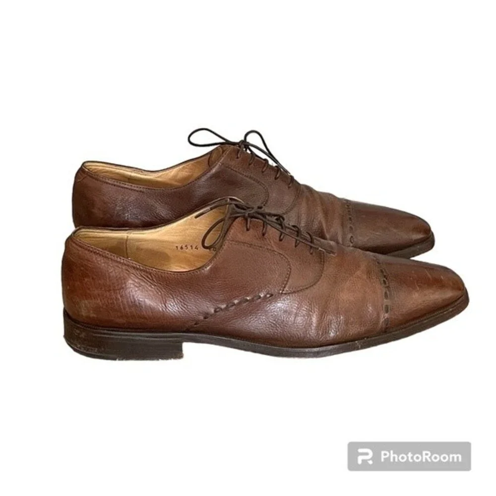 Gravati Eleganza Baby Calfskin Leather Oxfords Sz 10